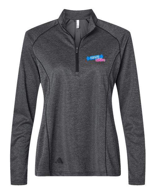 Adidas Women's Space Dyed Quarter-Zip Pullover