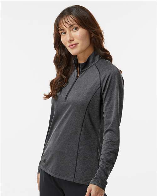 Adidas Women's Space Dyed Quarter-Zip Pullover
