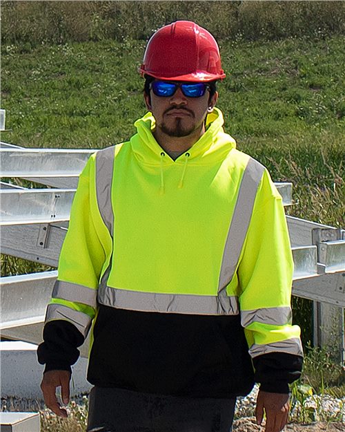 Kishigo Unisex Hi-Vis Hooded Sweatshirt