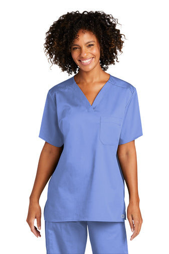 WonderWink Unisex WorkFlex Chest Pocket V-Neck Top