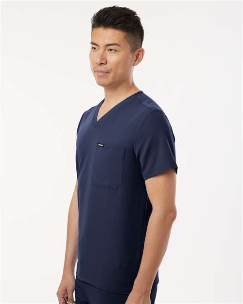 Jaanuu Holmes Everyday 1-Pocket Scrub V-Neck Top