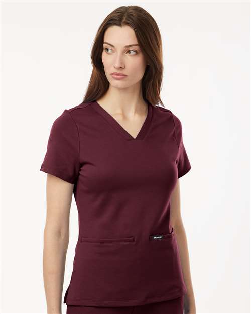 Jaanuu Ladies Cesi Ultrasoft Scrub V-Neck Top