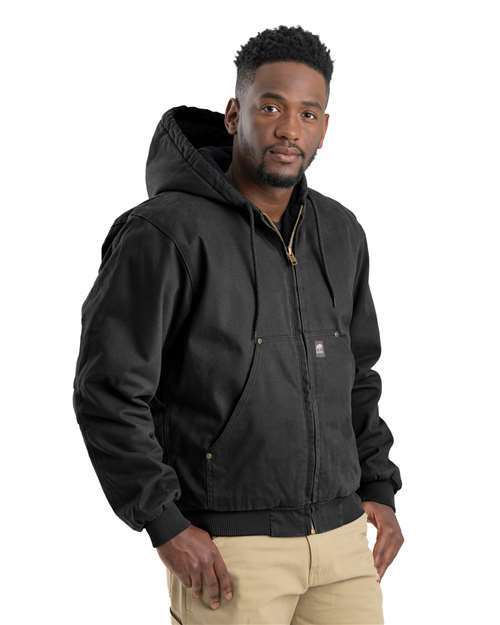 Berne Heartland Washed Cotton Duck Hooded Jacket