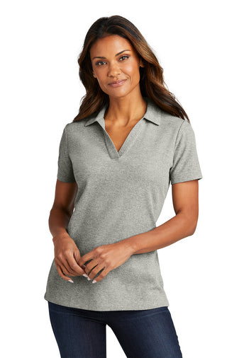 Port Authority Ladies C-FREE Cotton Blend Pique Polo