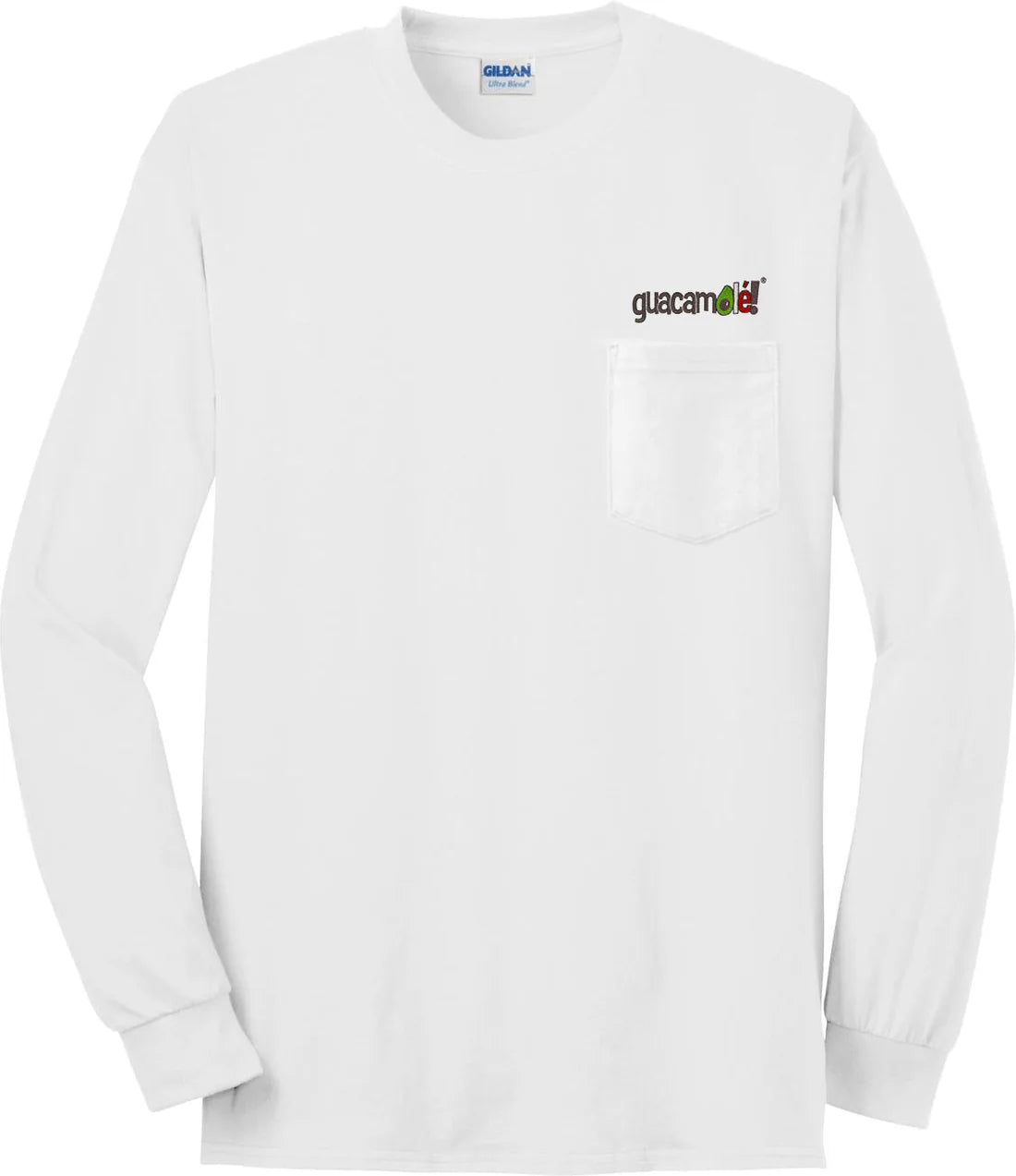 Gildan Ultra Cotton 100% US Cotton Long Sleeve T-Shirt with Pocket