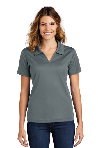 Sport-Tek Ladies Dri-Mesh V-Neck Polo