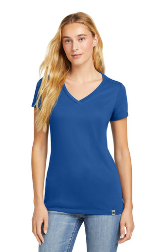 New Era Ladies Heritage Blend V-Neck Tee