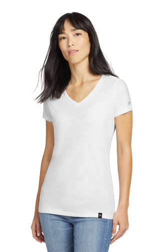 New Era Ladies Heritage Blend V-Neck Tee