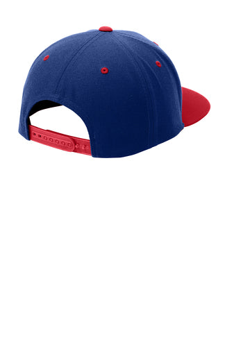 Sport-Tek Yupoong Flat Bill Snapback Cap