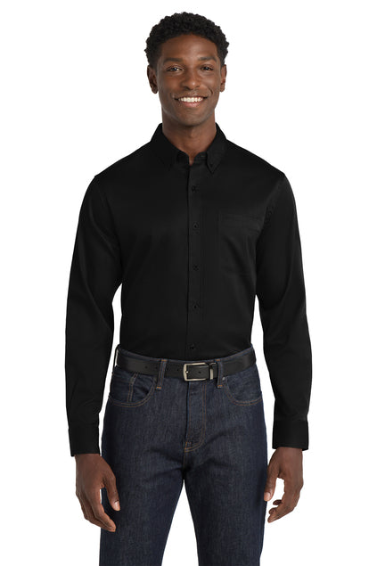 Port Authority Long Sleeve SuperPro React Twill Shirt