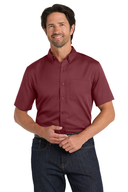 Port Authority® Short Sleeve SuperPro React Twill Shirt