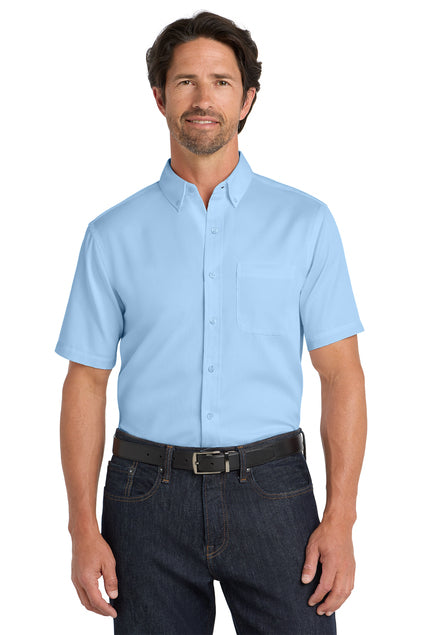 Port Authority® Short Sleeve SuperPro React Twill Shirt