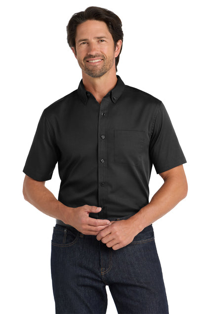 Port Authority® Short Sleeve SuperPro React Twill Shirt