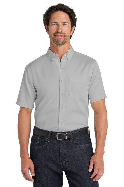 Port Authority® Short Sleeve SuperPro React Twill Shirt