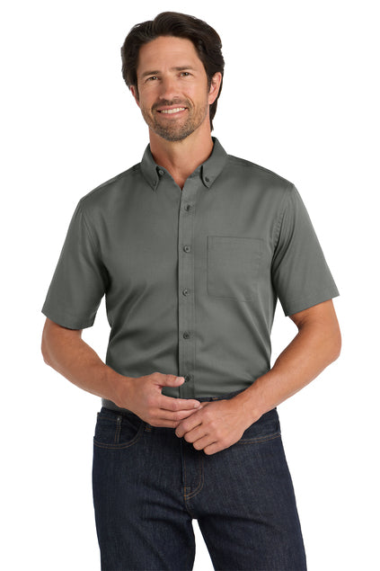 Port Authority® Short Sleeve SuperPro React Twill Shirt