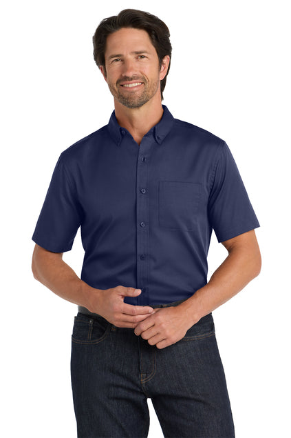 Port Authority® Short Sleeve SuperPro React Twill Shirt