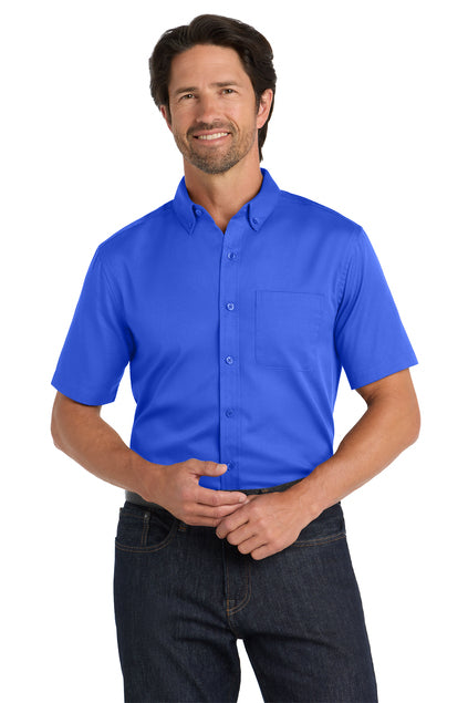Port Authority® Short Sleeve SuperPro React Twill Shirt