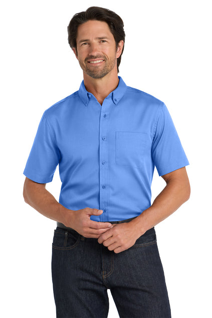 Port Authority® Short Sleeve SuperPro React Twill Shirt
