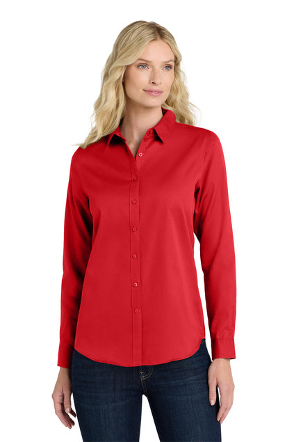 Port Authority Women's Long Sleeve SuperPro React