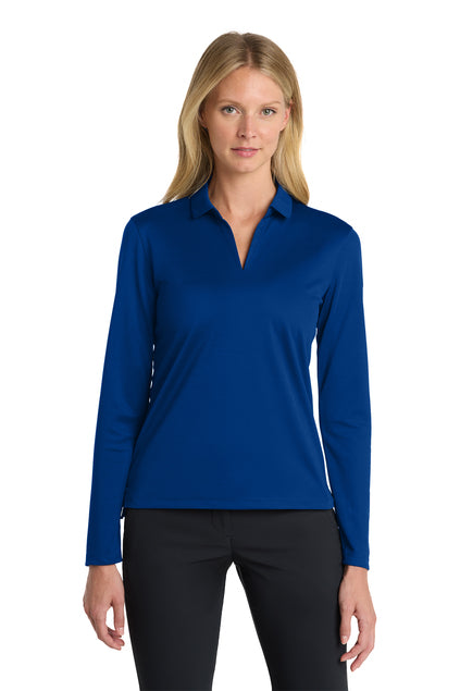 Nike Ladies Dri-FIT Micro Pique 2.0 Long Sleeve Polo