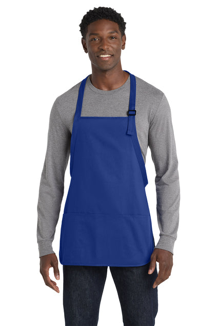 Port Authority Medium-Length Apron with Pouch Pockets