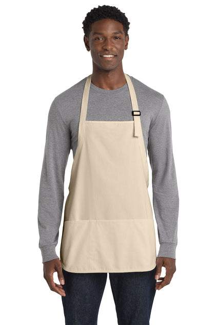 Port Authority Medium-Length Apron with Pouch Pockets