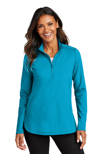 Port Authority Women's C-FREE Double Knit 1/4-Zip