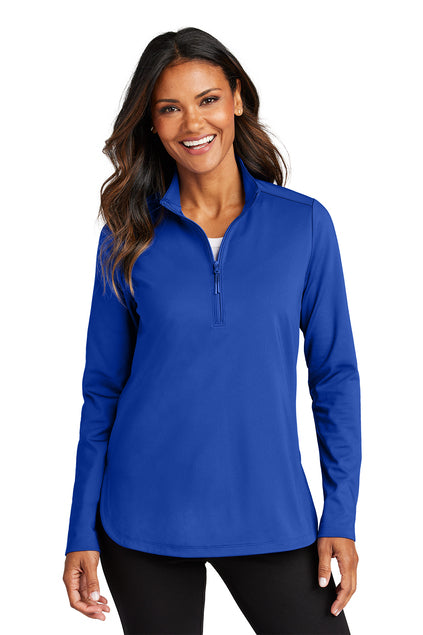 Port Authority Women's C-FREE Double Knit 1/4-Zip