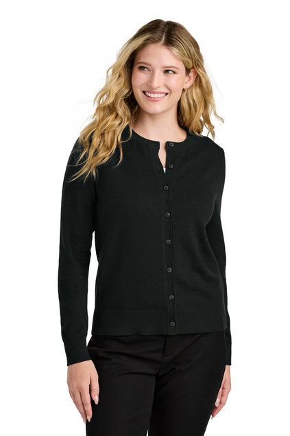 Port Authority Women’s Easy Care Crewneck Cardigan Sweater