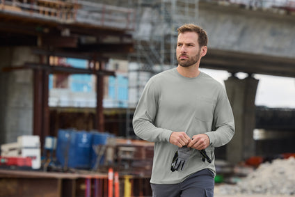 CornerStone Workwear Pro Long Sleeve Pocket Tee