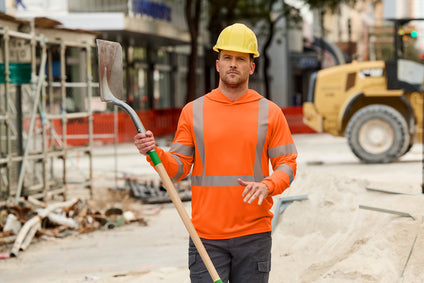 CornerStone ANSI 107 Class 3 Long Sleeve Segmented Tape Hooded Tee