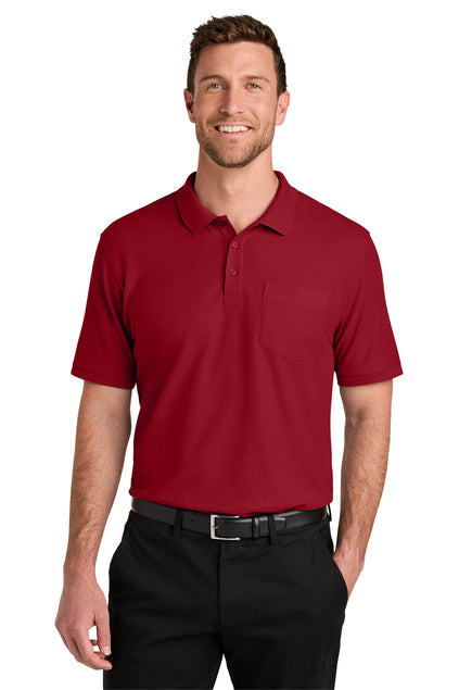 Port Authority Wearever Signature Pique Pocket Polo