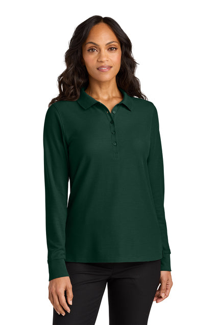 Port Authority Women’s Wearever Signature Pique Long Sleeve Polo