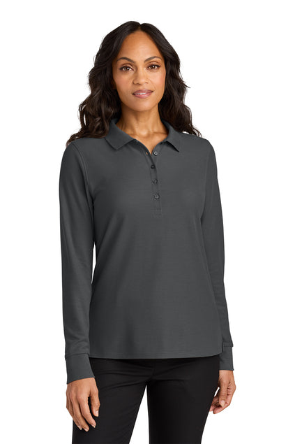 Port Authority Women’s Wearever Signature Pique Long Sleeve Polo