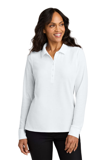 Port Authority Women’s Wearever Signature Pique Long Sleeve Polo