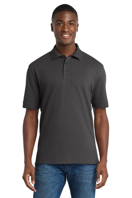 Port & Co Combed Ring Spun Pique Polo