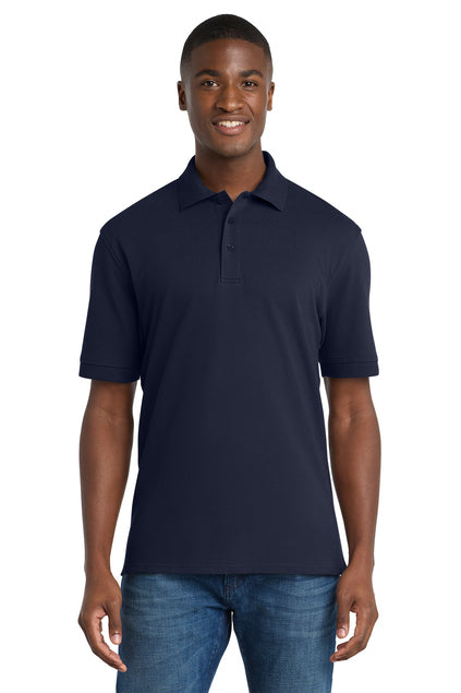 Port & Co Combed Ring Spun Pique Polo
