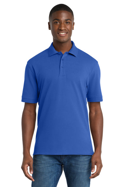 Port & Co Combed Ring Spun Pique Polo