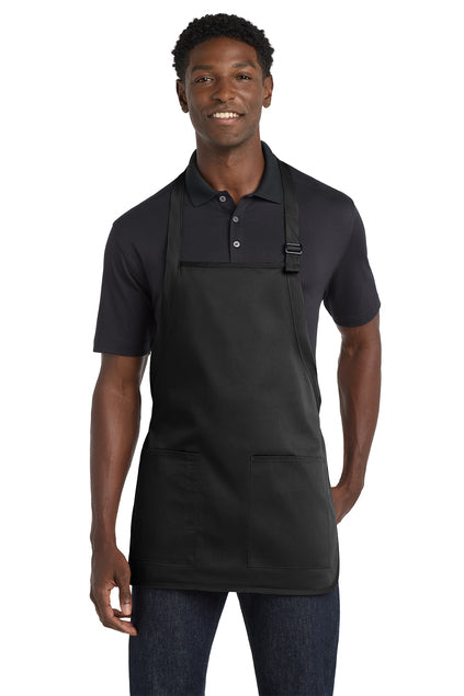 Port Authority Medium-Length Two-Pocket Bib Apron