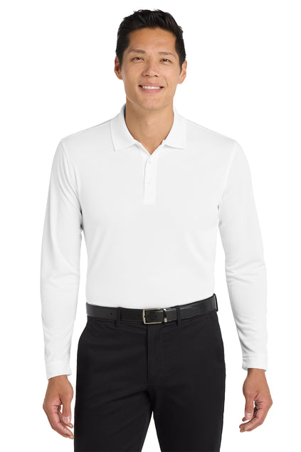 Port Authority Dry Zone UV Micro-Mesh Long Sleeve Polo