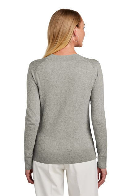 Brooks Brothers Women’s Cotton Stretch V-Neck Sweater