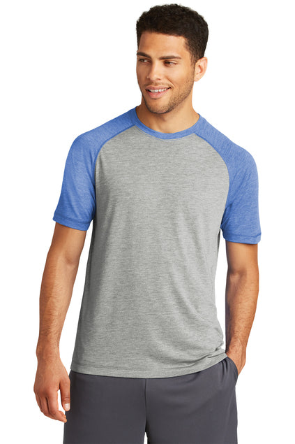 Sport-Tek PosiCharge Tri-Blend Wicking Raglan Tee