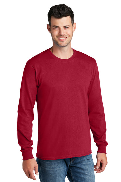 Port & Co Long Sleeve Core Cotton Tee