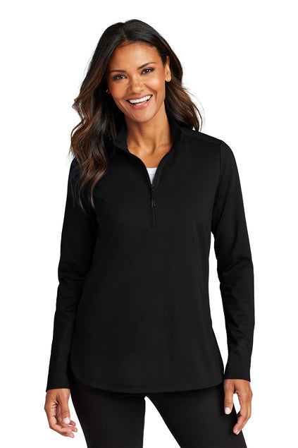Port Authority Women's C-FREE Double Knit 1/4-Zip