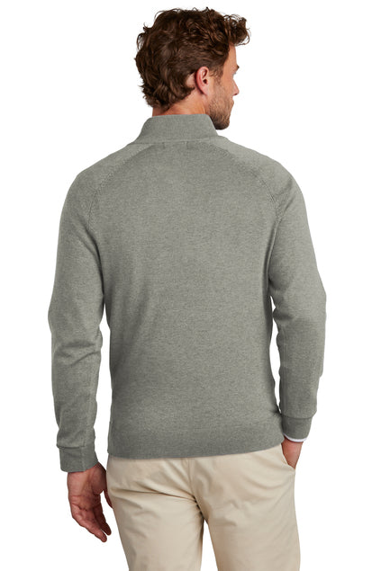 Brooks Brothers Cotton Stretch 1/4-Zip Sweater