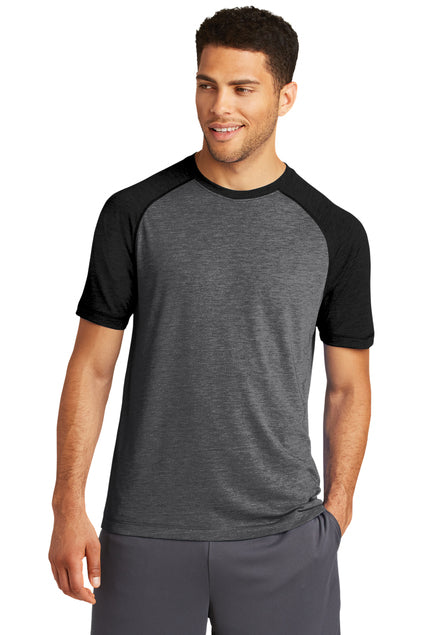 Sport-Tek PosiCharge Tri-Blend Wicking Raglan Tee