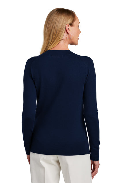 Brooks Brothers Women’s Cotton Stretch V-Neck Sweater
