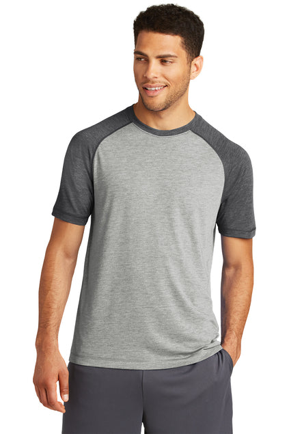 Sport-Tek PosiCharge Tri-Blend Wicking Raglan Tee