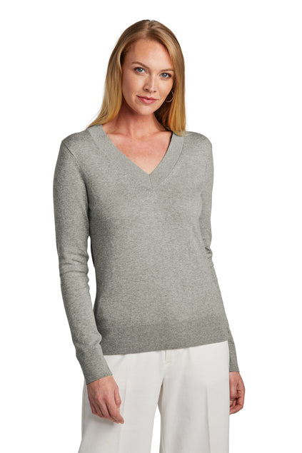 Brooks Brothers Women’s Cotton Stretch V-Neck Sweater