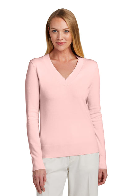 Brooks Brothers Women’s Cotton Stretch V-Neck Sweater